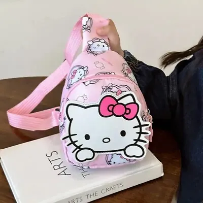 Sanrio Hello Kitty Cinamoroll Shoulder Bag Chest Bag Crossbody Backpack • $29.99