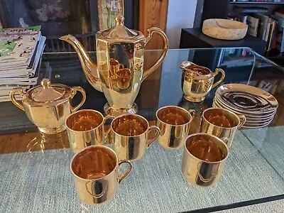 £180 • Buy Gold Samurai Hand Painted Antique China Tea Set. Vg Condition. Now Reduced!