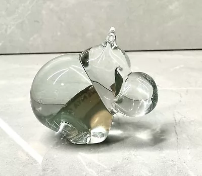 Ngwenya Glass Miniature Hippo Swaziland Recycled Glass Jungle Animal • $11