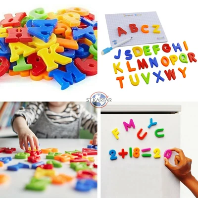 £3.99 • Buy Magnetic Letters Alphabet & Numbers Fridge Magnets Toys Kids Learning