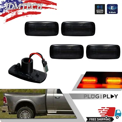 For 10-18 Dodge RAM 2500 3500 Dually Bed Front & Rear LED Side Marker Lights Kit • $22.19