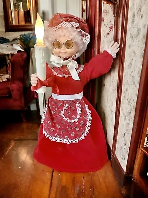 Vintage Rare   20” Mrs. SANTA CLAUS Lighted Christmas • $67.99