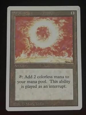 MTG 4th Edition English Sol Ring NM Magic The Gathering • $9.99