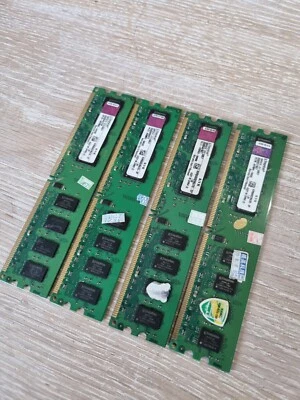 £15.65 • Buy DDR2 8GB (4x2GB) PC2-6400 DDR2-800MHz Kingston VLP KVR800D2N6/2G