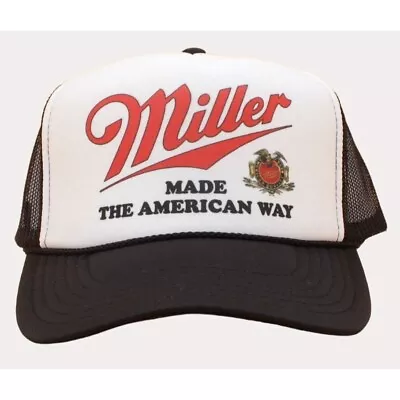 Miller Trucker Hat Miller Beer Miller Lite Miller High Life Miller Beer Cap • $18.99