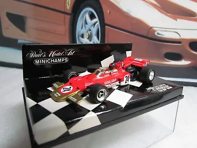 MINICHAMPS /F1 1970 - LOTUS 72 GOLD LEAF - E FITTIPALDI - 1/43 SCALE MODEL CAR M • £49.99