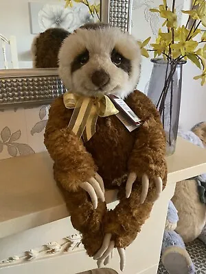 Charlie Bears Sloth ‘Dringle’ Collectors Soft Toy Original Tags Isabelle Lee • £129.99