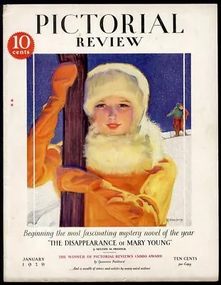 PICTORIAL REVIEW 1929 McClelland Barclay FASHIONS Color Ads HOME Households • $15