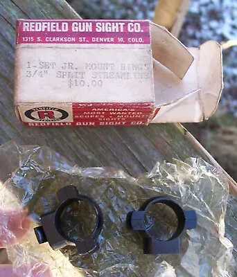 3/4  Redfield Rifle Scope Rings NOS • $109.99