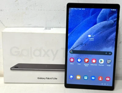 $15.50 • Buy *Locked* Samsung Galaxy Tab A7 Lite 8.7  32GB Wifi Grey Android Tablet - SM-T220