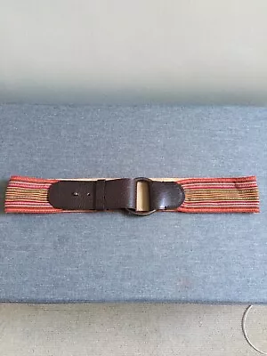 Denim & Supply Ralph Lauren Belt South American  Leather Woven Stripes Large 37” • £16