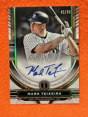 MARK TEIXEIRA 2023 Topps Tribute Autographs #TA-MTE  Auto /99 NY Yankees 🔥🔥🔥 • $31.90