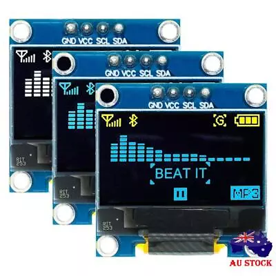 Blue SSD1315 IIC I2C SPI Serial OLED Display Module LED Screen Board • $12.96