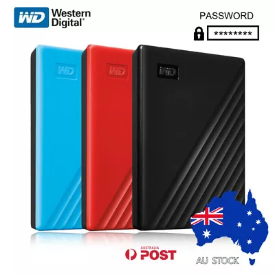 Western Digital My Passport 1TB 2TB 4TB 5TB External HDD Hard Drive USB 3.0 • $124.95