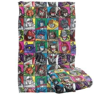 Transformers Transformers Squares Silky Touch Super Soft Throw Blanket • $36.99