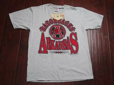 Vintage Arkansas Razorbacks 90s Shirt Size Large Men NWT Rare Read • $29.99