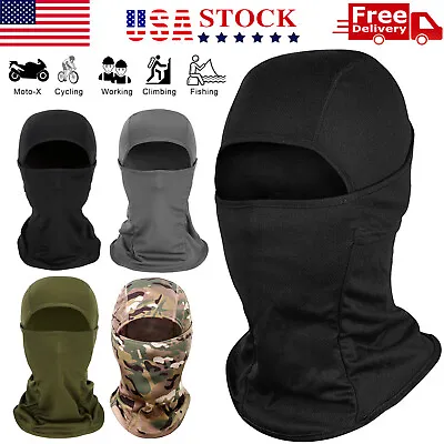 $6.99 • Buy Balaclava Face Mask UV Protection Ski Sun Hood Tactical Mask Men Women 4 Color