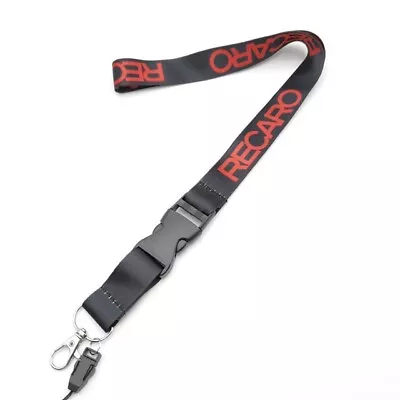 Lanyard Neck Cell Phone KeyChain Strap -NEW-1pcs-Black-RECARO-Black • $23.99