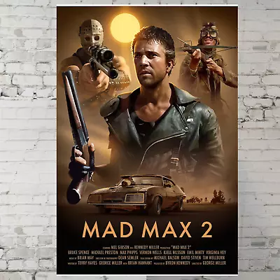 Mad Max 2 Movie Poster Mel Gibson Poster 11x17  Wall Art Trendy Poster • $14.90