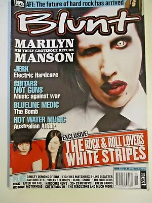 2003 Oz BLUNT Music Mag # 18 Marilyn Manson Audioslave & Grinspoon Posters Exclt • $24.90