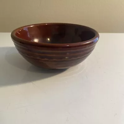 Vtg Marcrest Daisy Dot Stoneware Brown Glaze Soup Chili Cereal Bowls 5.5  • $5.99