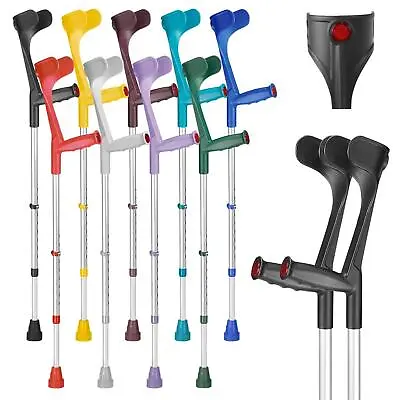 Ossenberg Classic Open Cuff Crutches | Large Range Of Colours | Singles & Pairs • £19.95