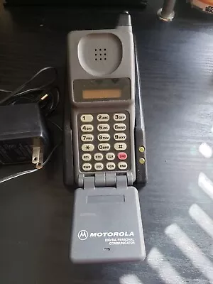 🔥🚨Vintage Motorola 90s Brick Cell Phone Working W/ OG Charger! RARE! • $249.99