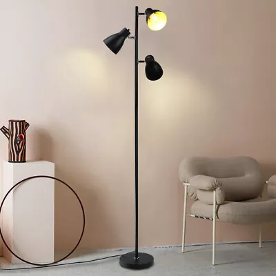 Floor Lamp 3 Light Modern Industrial Living Room Standing Adjustable Tree • $72.99