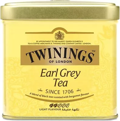 Twinings Goldline Earl Grey Tin 200g FREE SHIPPING WORLD WIDE • $40.99