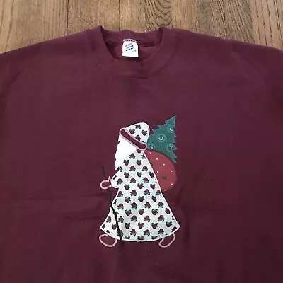 Vintage Santa Christmas Sweatshirt Size 2X Made In USA  • $10