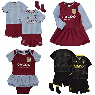 Aston Villa Baby Wear Castore Football Infant Mini Kit And Nightwear - New • £7.99