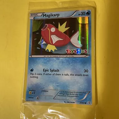 Magikarp (22/83) - Toys R Us Promo - Factory Sealed - Comes With Extra Cards!!! • $22.39