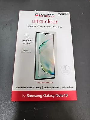 ZAGG Invisible Shield Ultra Clear For Samsung Galaxy Note 10 • $7.99