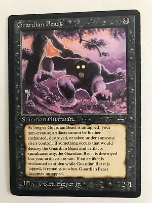 MTG 1x Guardian Beast - Arabian Nights LP Magic The Gathering - 204 • $596.29