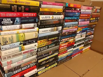 Lot Of 10 Pounds Hardcover INSTANT COLLECTION GENERAL FICTION Book MIX GENRE SET • $24.95