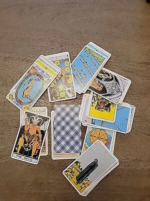 The Rider Tarot Card Deck The Magician Switzerland 1971 Vintage • $21.99