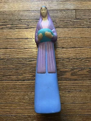 Vintage Ceramic Figurine Mexican Folk Art Clay Women Statue Made In Mexico • $14.99