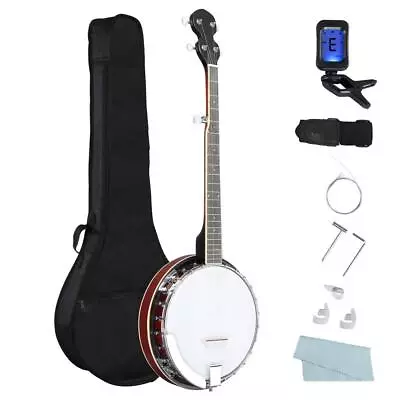 Ktaxon 5 String Tunable Banjo 24 Brackets Right Handed With Bag For Beginner • $99.99