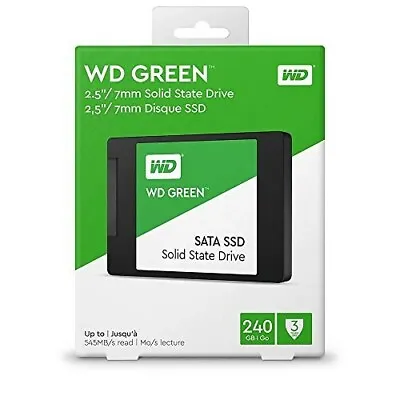 Western Digital Green 240GB 2.5  SATA III WD Internal SSD Solid State Drive- UK • £52.99