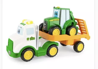 John Deere Farmin' Friends Hauling Set Truck/Tractor Kids Light/Sound Toy 18m+ • $32.95