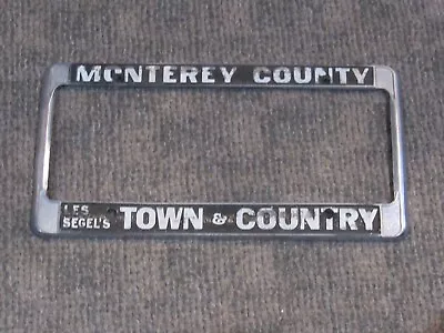 Monterey County Town & Country Ford Metal Dealership License Plate Frame CA Tag • $78