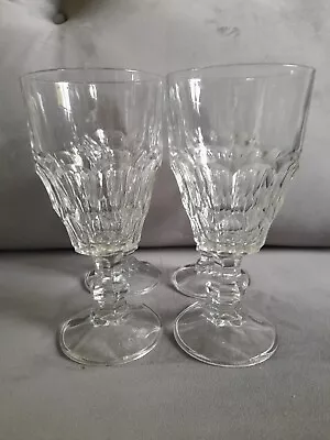 4x VINTAGE RETRO THICK GLASS MILKSHAKE GLASSES KNICKERBOCKER GLORY SUNDAE DISHES • £14.99