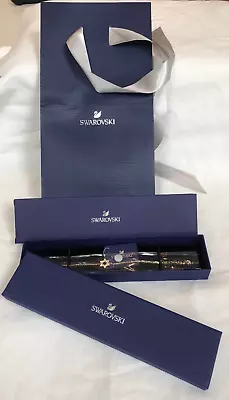 £24.99 • Buy Genuine Swarovski Gold Plated Star Of David Bracelet New With Gift Box And Bag