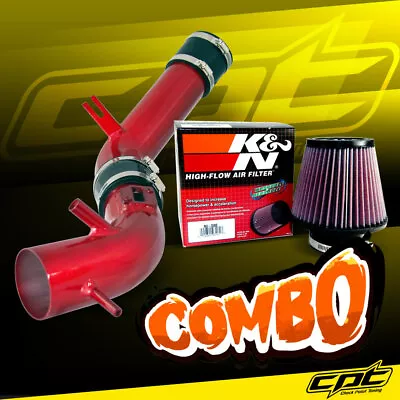 For 10-12 Ford Fusion 2.5L 4cyl Red Cold Air Intake + K&N Air Filter • $174.95