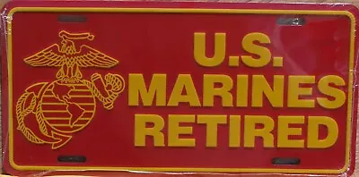 United States Marine Corps - USMC - License Plates - TEN Designs - FREE Shipping • $11.99