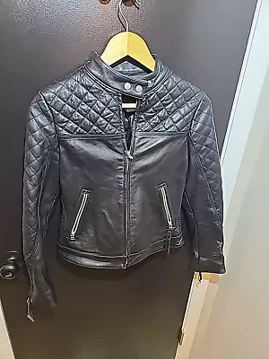 Victoria’s Secret Moda International Leather Jacket XS • $49