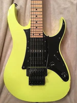 Custom Album Art Hand-Painted On Ibanez RG550 20th Anniv 2007 Desert Sun Yellow • $1888