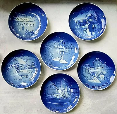 1972 1973 1974 1975 1976 1977 Bing & Grondahl B&G Copenhagen Christmas Plates • $40