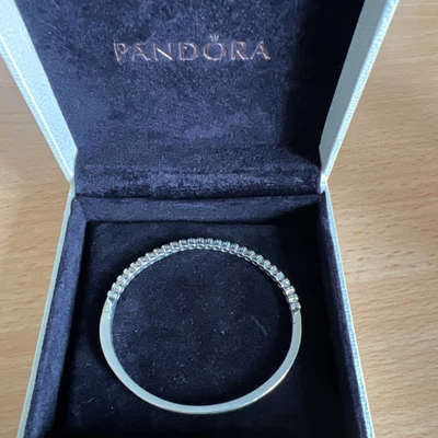 $27.44 • Buy Genuine Pandora Bangle S925 And CZ