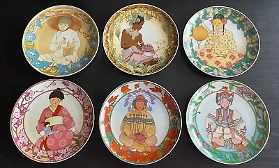 Villeroy & Boch Unicef Set Of 6 Plates Germany Children Of The World Heinrich • $42